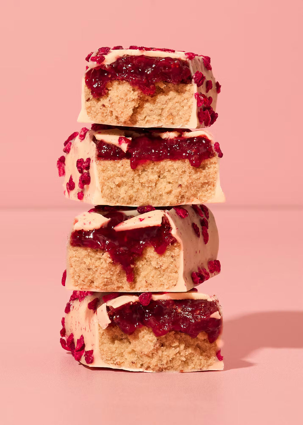 Barre protéinée vegan et sans gluten à la framboise et chocolat blanc KORO - 45 g