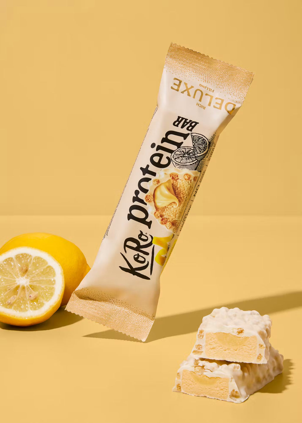 Barre protéinée Deluxe façon tarte au citron KORO | 55 g