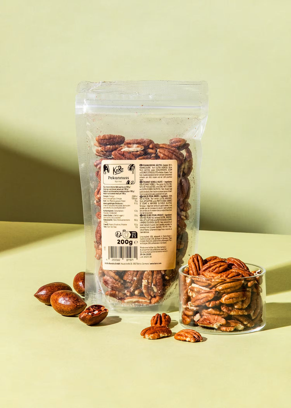 Noix de Pécan non bio KORO 200 g