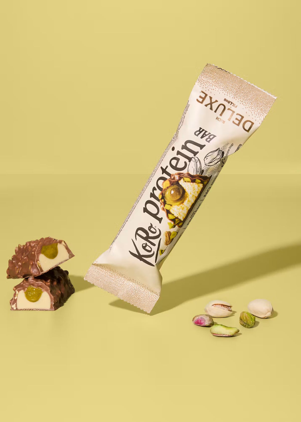 Barre Protéinée Deluxe Chocolat & Pistache KORO 55 g !!!