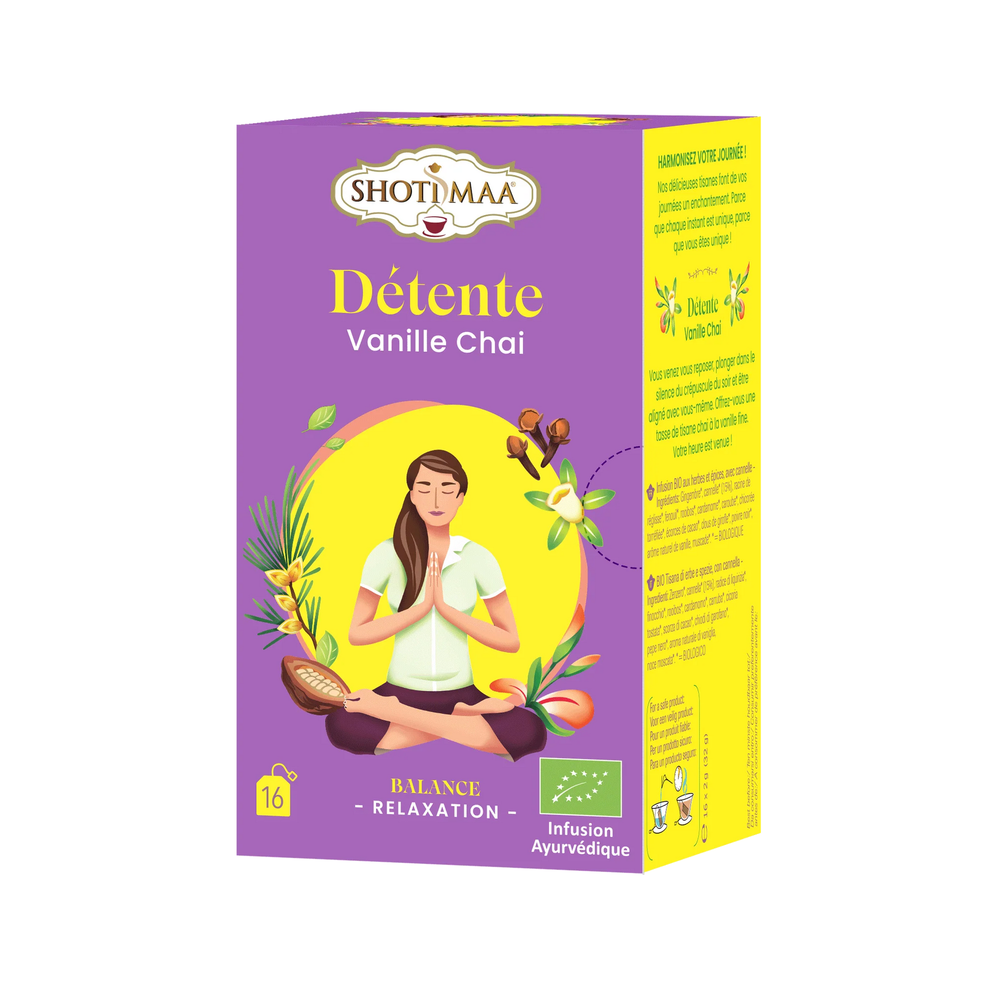 Tisane Vanilla Chai bio SHOTI MAA 16x2 g