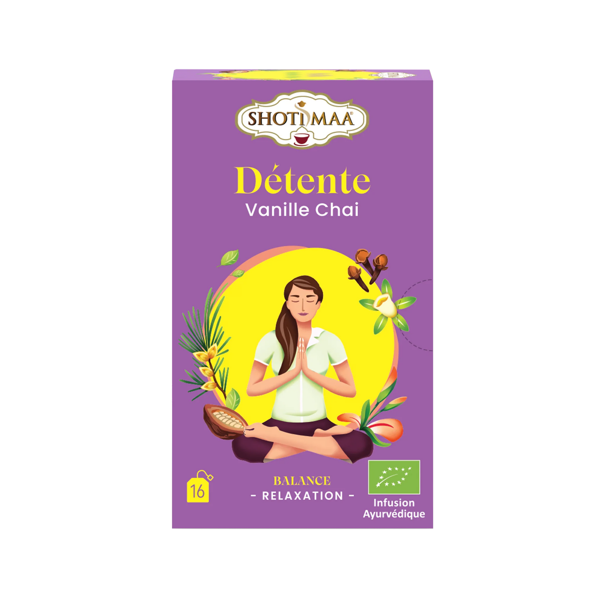 Tisane Vanilla Chai bio SHOTI MAA 16x2 g