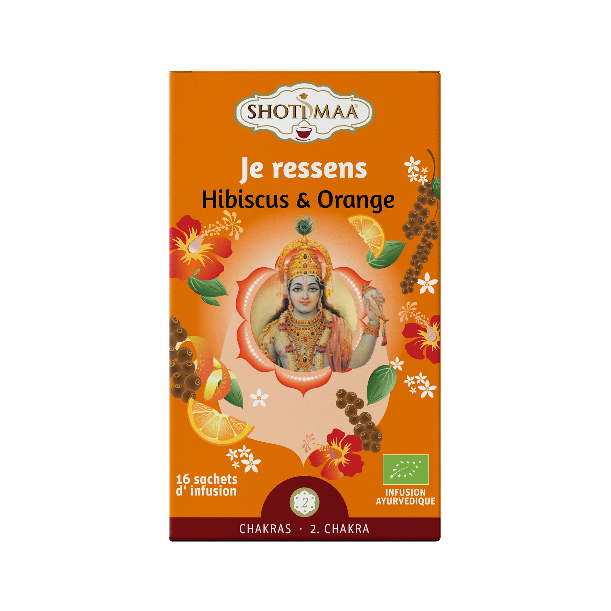 Tisane Hibiscus & Orange bio SHOTI MAA 16x2 g