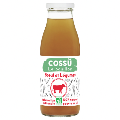 Bouillon de Boeuf & Légumes bio COSSU 50 cl