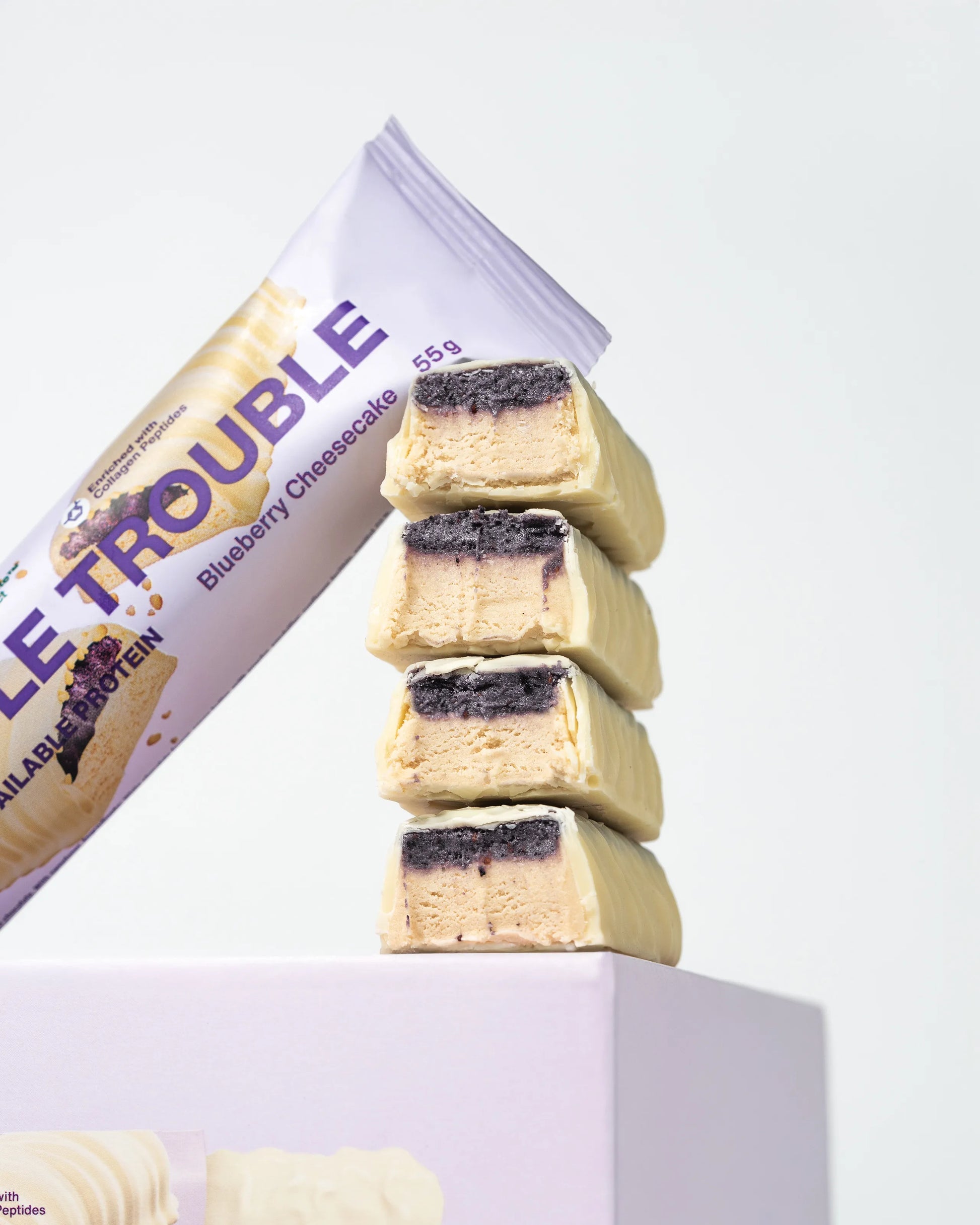 Barre protéinée Blueberry Cheesecake non bio VILGAIN 55 g