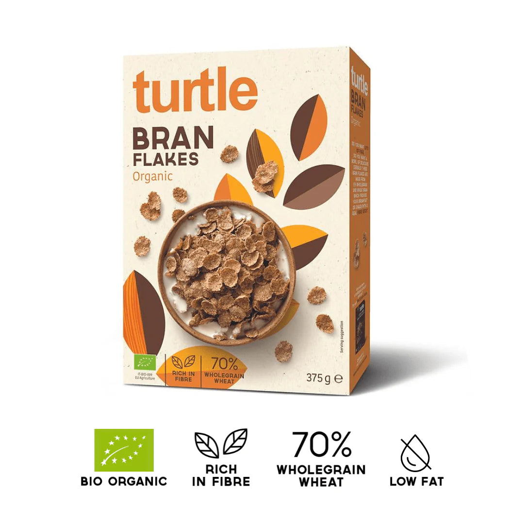 Bran Flakes bio et vegan TURTLE 375 g