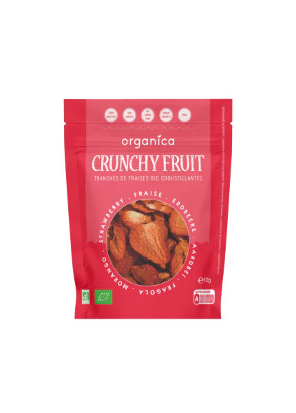 Fraises tranchées lyophilisées bio ORGANICA 12 g