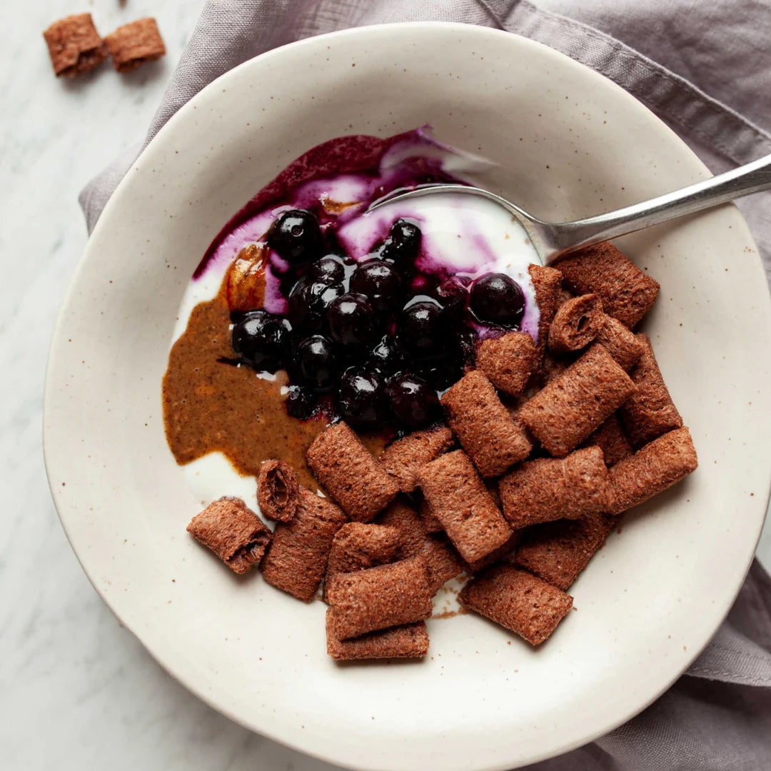 Céréales fourrées à la crème de noisette, bio vegan et sans gluten, TURTLE 300 g