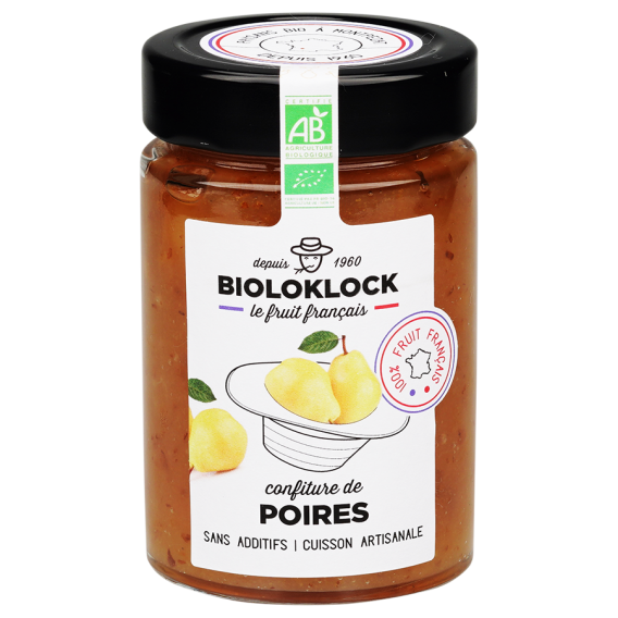 Confiture de Poires bio BIOLOKLOCK 230 g