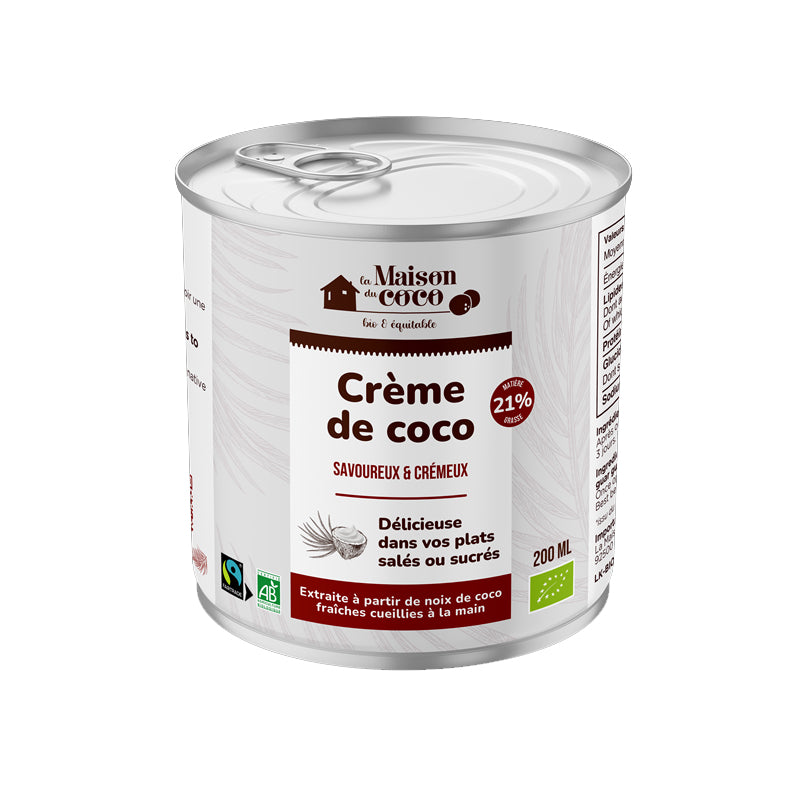 Crème de Coco bio LA MAISON DU COCO 200 ml