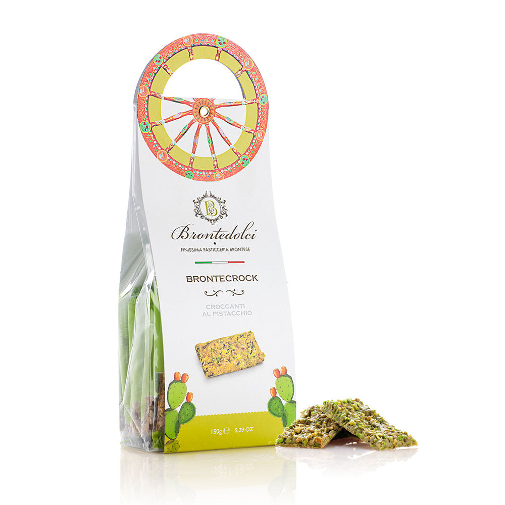 Croquants Pistache et Chocolat Blanc BRONTEDOLCI 150 g