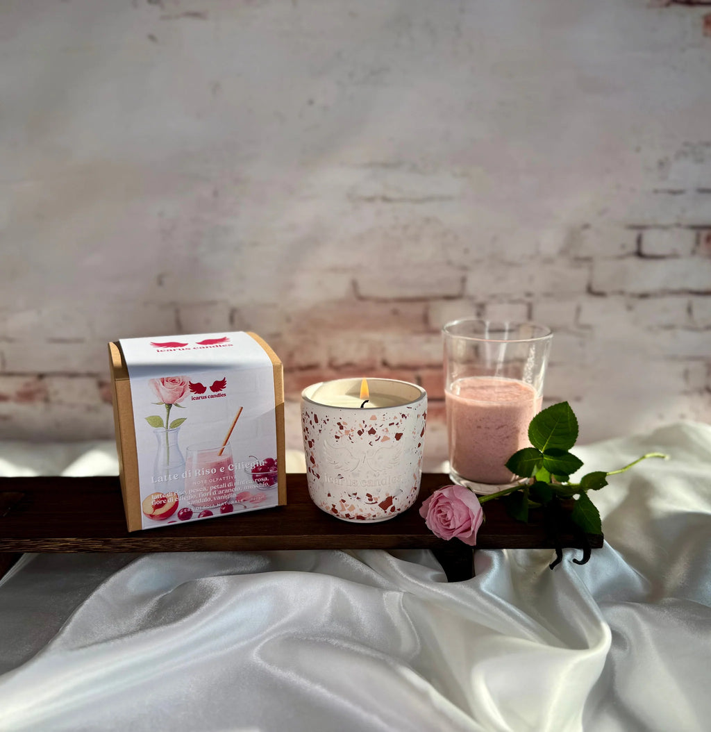 Bougie senteur "Lait de riz & Cerise" ICARUS CANDLES