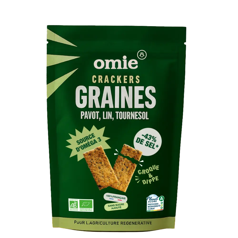 Crackers Graines bio OMIE 100 g