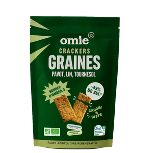 Promo date courte Crackers Graines bio OMIE 100 g
