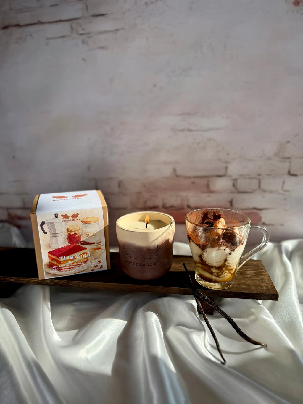Bougie senteur "Tiramisu" ICARUS CANDLES