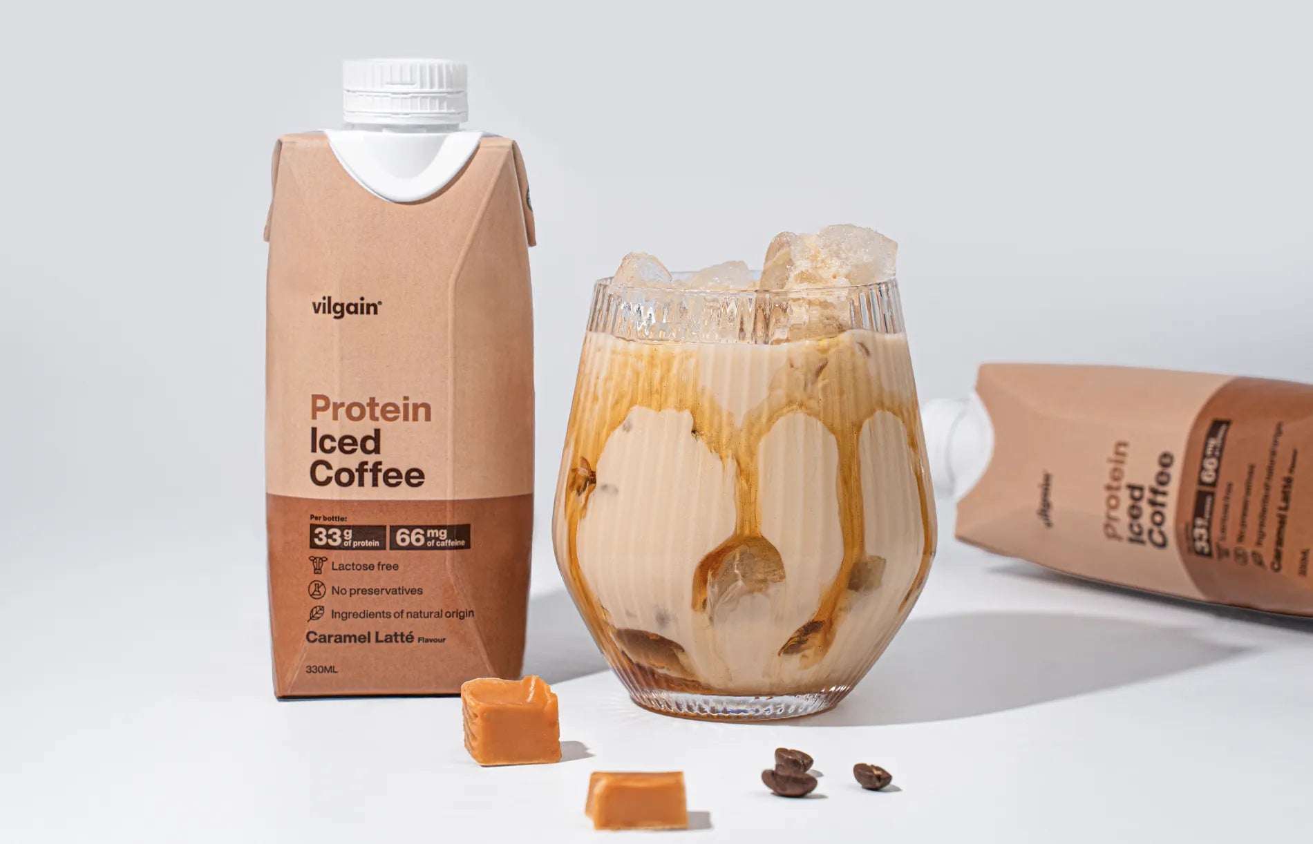 Protein Iced Coffee - Caramel Latté VILGAIN 33 cl