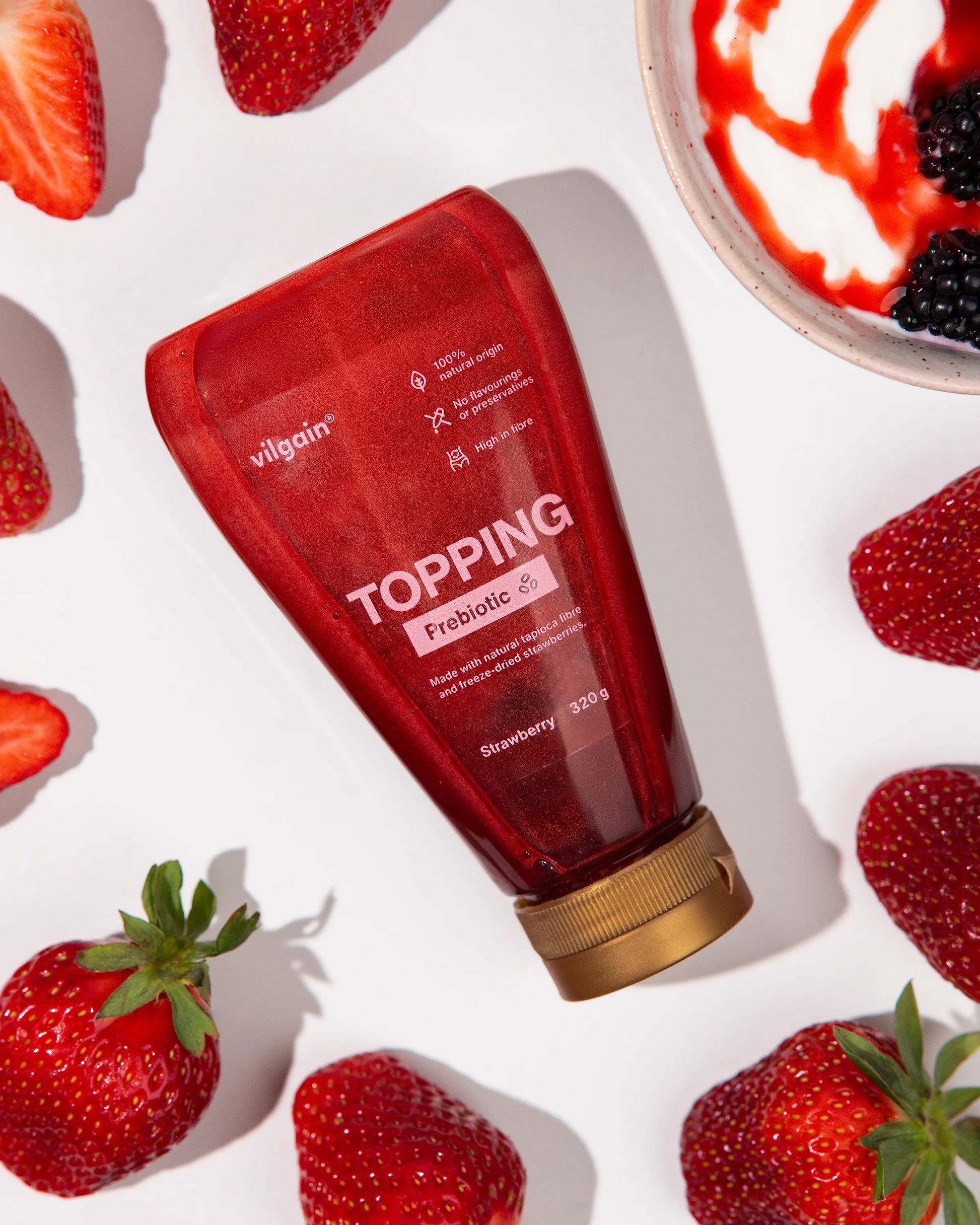 Prebiotic Topping à la Fraise VILGAIN 320 g