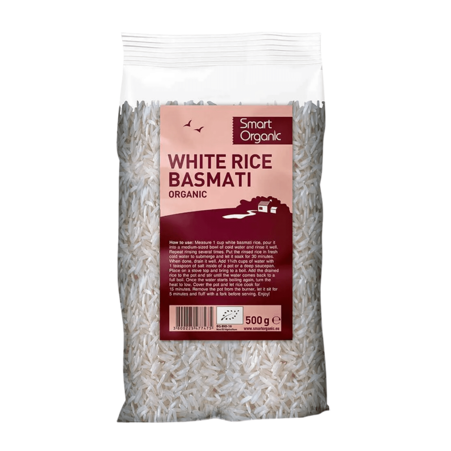 Riz Basmati Blanc bio SMART ORGANIC 500 g