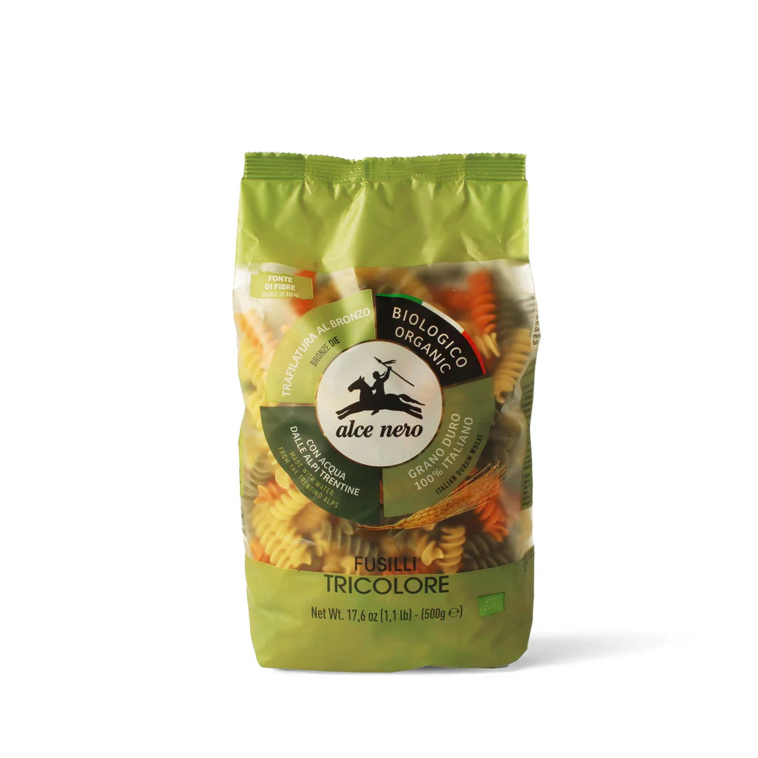 Fusilli Tricolore IGP Gragnano bio ALCE NERO 500 g