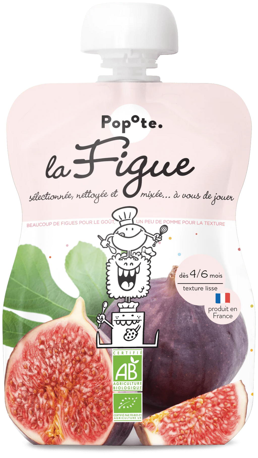 Gourde Compote de Figues bio POPOTE 120 g