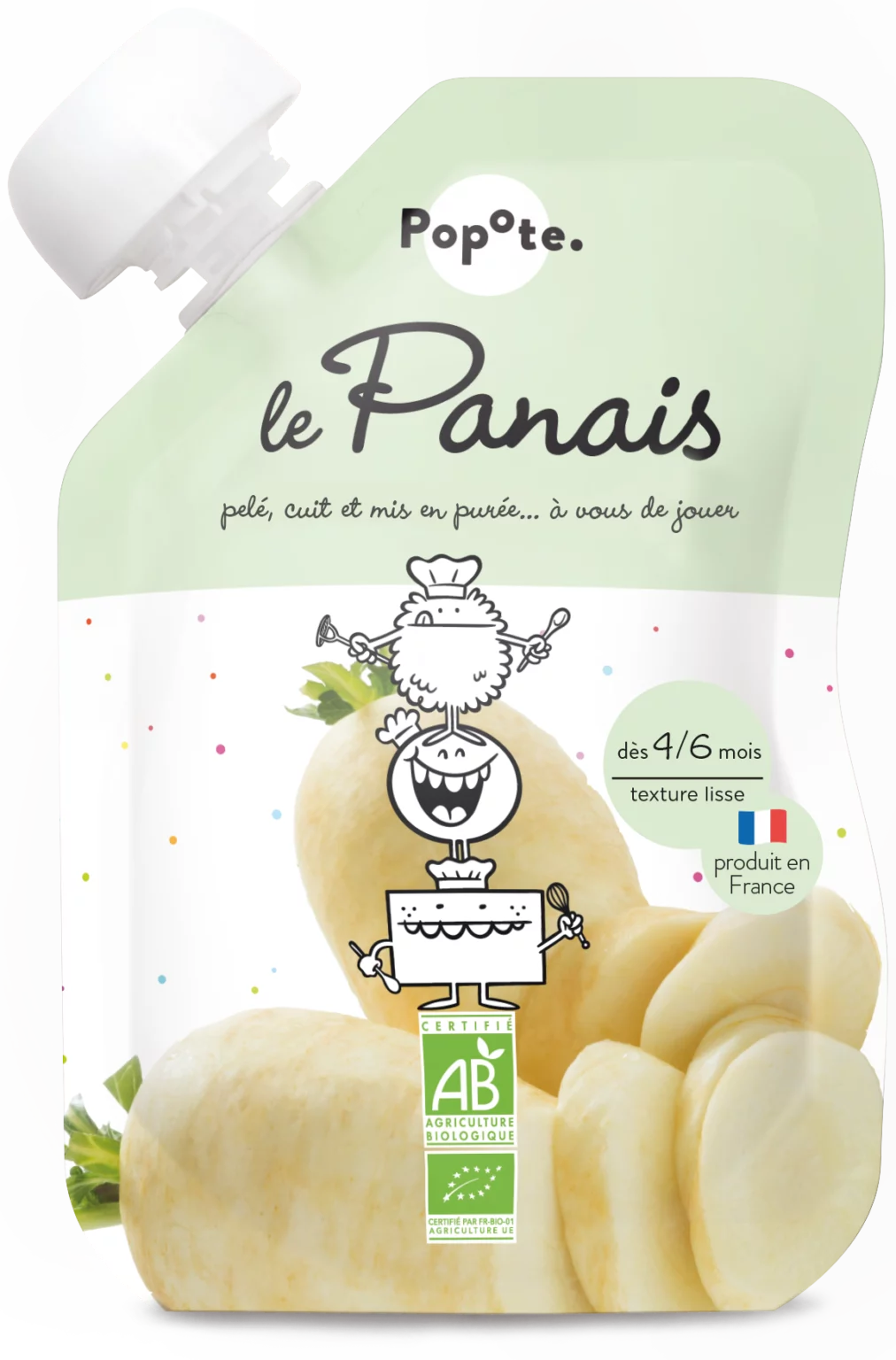 Gourde Purée de Panais bio POPOTE 120 g