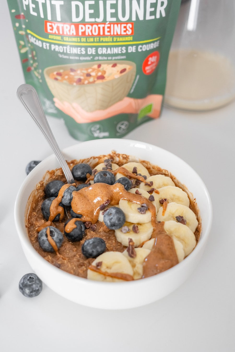 Super Petit Déjeuner porridge Extra Protéiné bio et vegan ISWARI 360 g