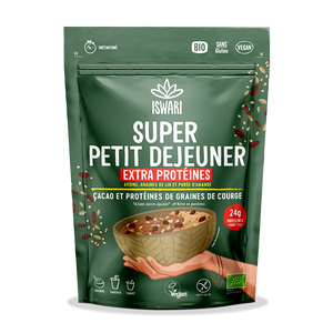 Promo Super Petit Déjeuner porridge Extra Protéiné bio et vegan ISWARI 360 g