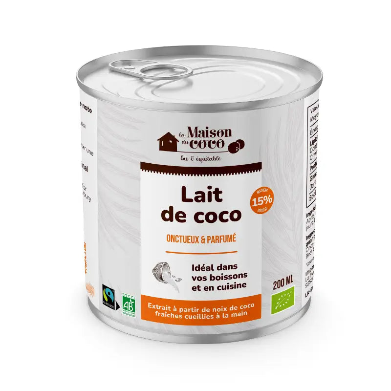Lait de Coco bio LA MAISON DU COCO 200 ml