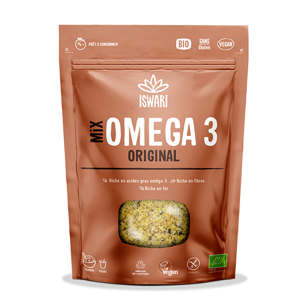 Mix Oméga 3 bio et vegan ISWARI 200 g