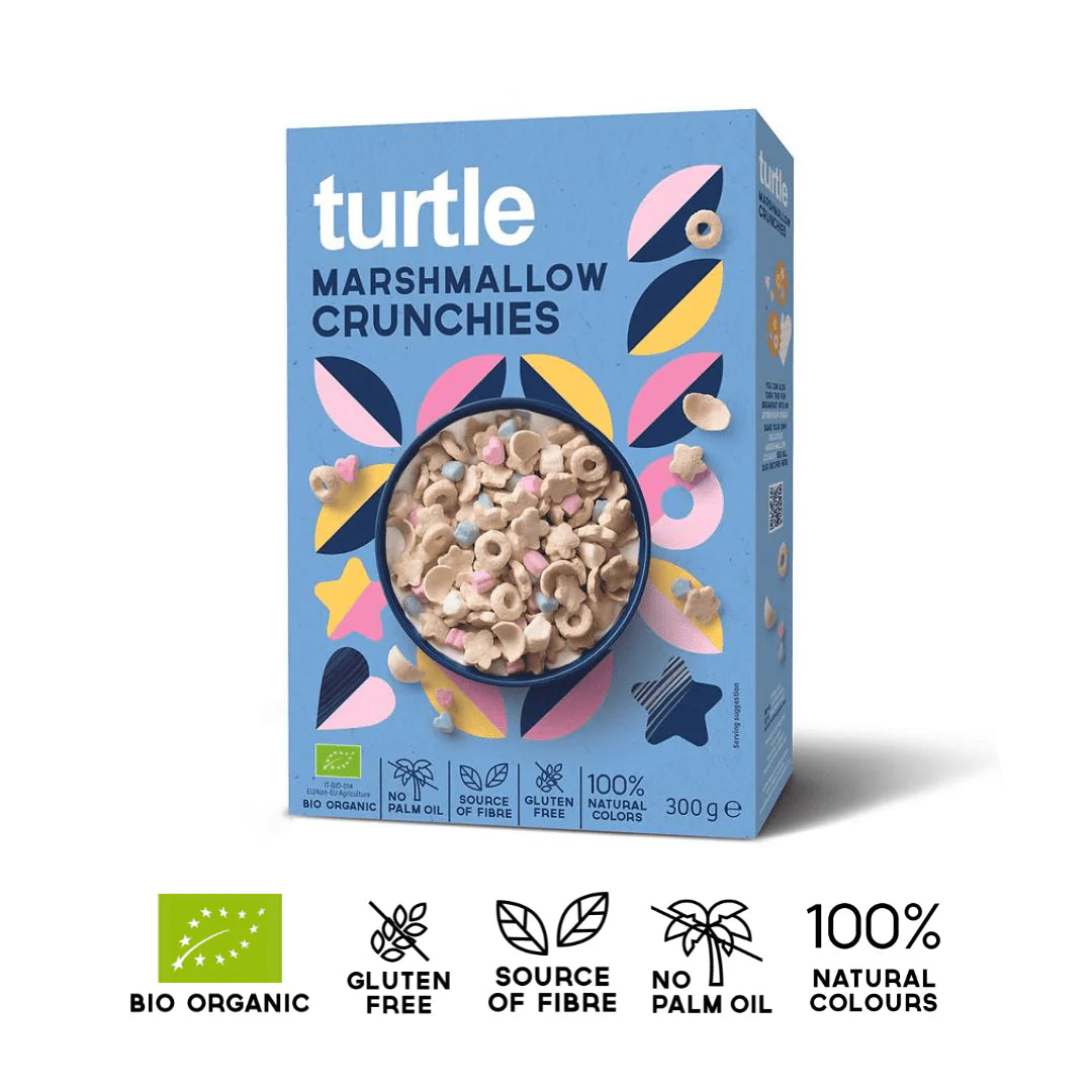 Marshmallow crunchy bio et sans gluten TURTLE 300 g