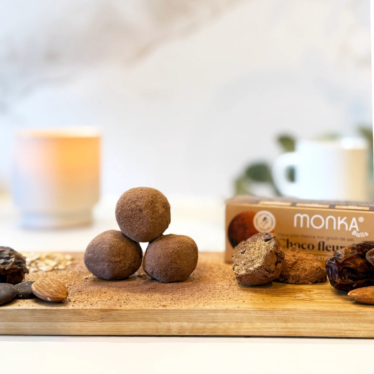 Energy Balls Choco Fleur de Sel bio & vegan MONKA 54 g (3x18g)