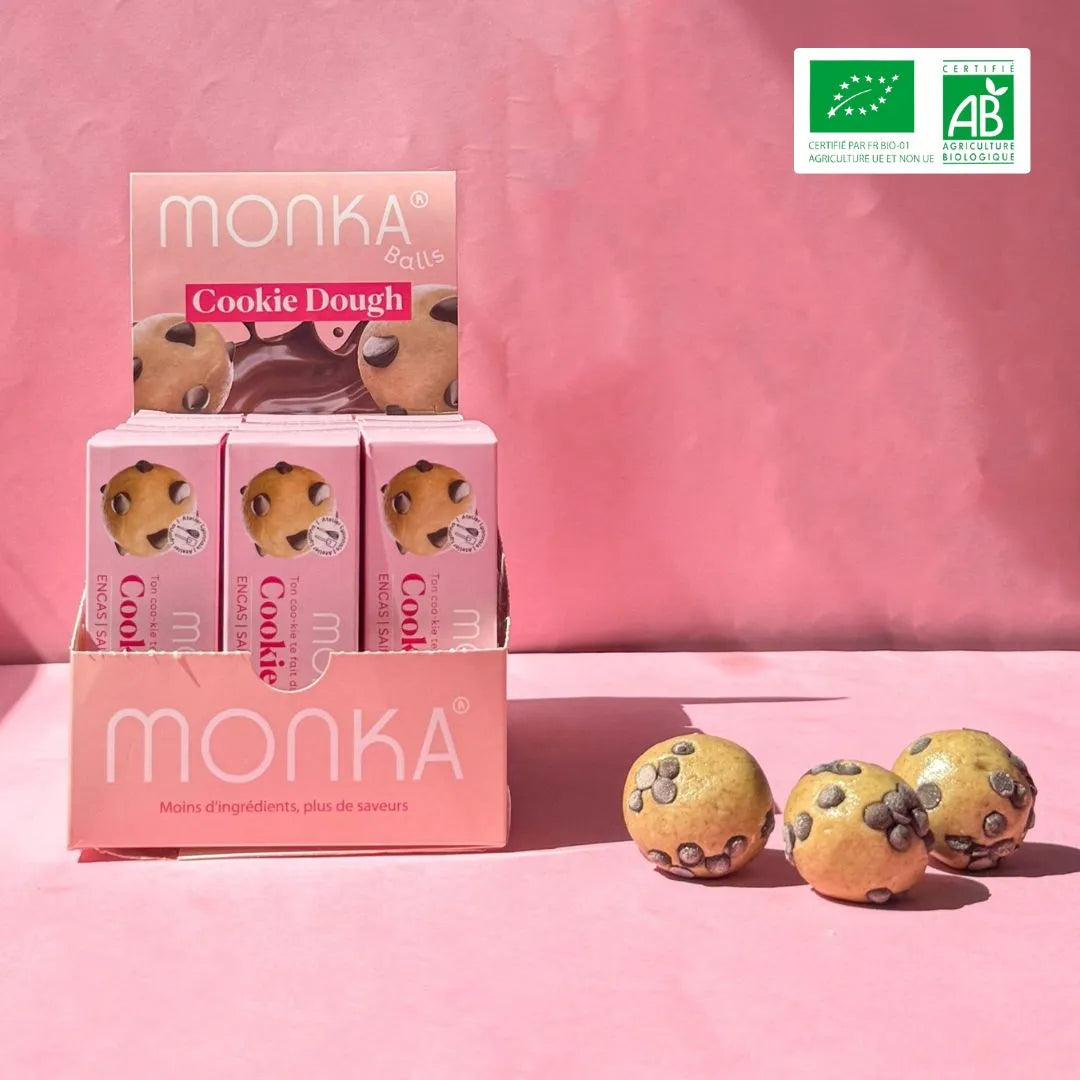 Energy Balls Cookie Dough bio & vegan MONKA 54 g (3x18g)