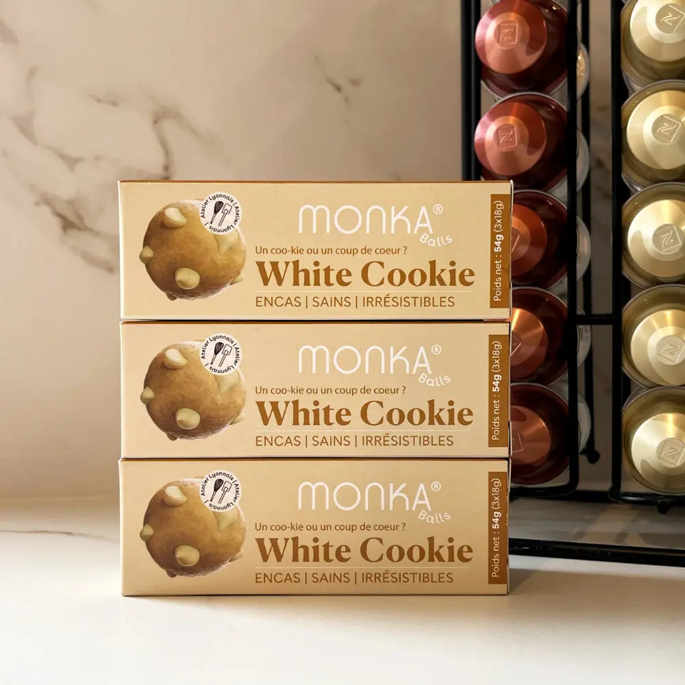 Energy Balls White Cookie bio & vegan MONKA 54 g (3x18g)