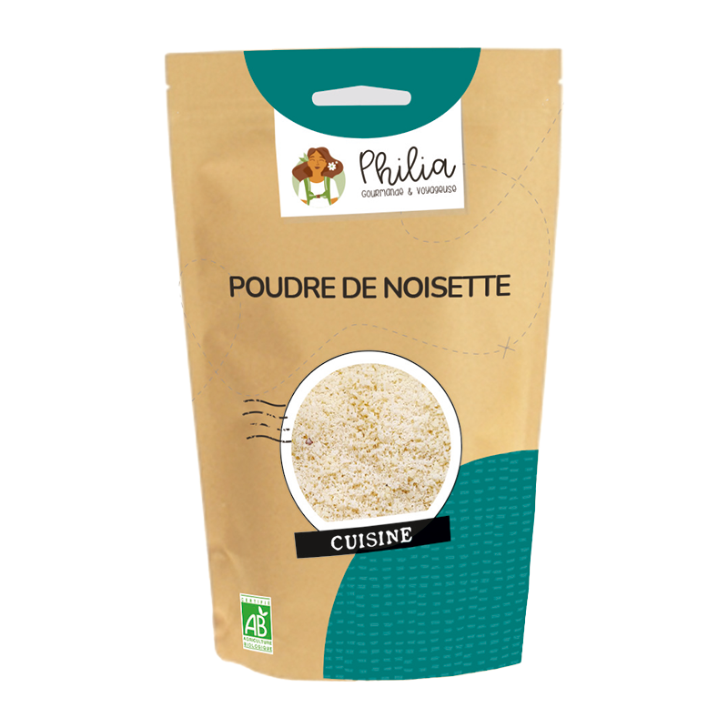 Poudre de noisette bio PHILIA 150 g