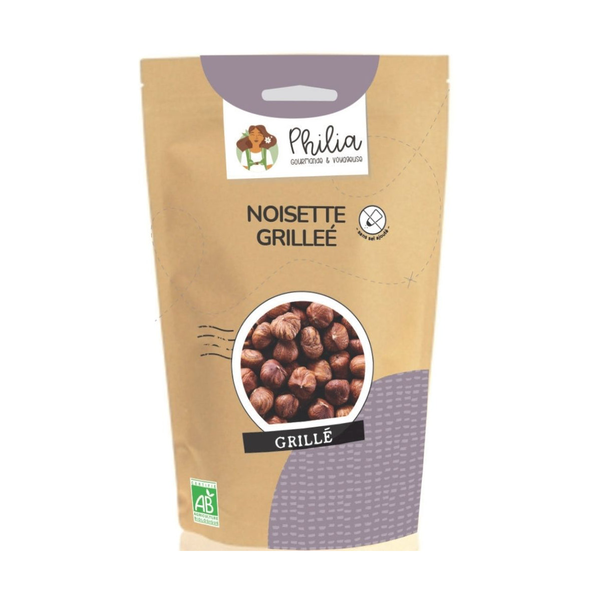 Noisettes grillées bio PHILIA 200 g