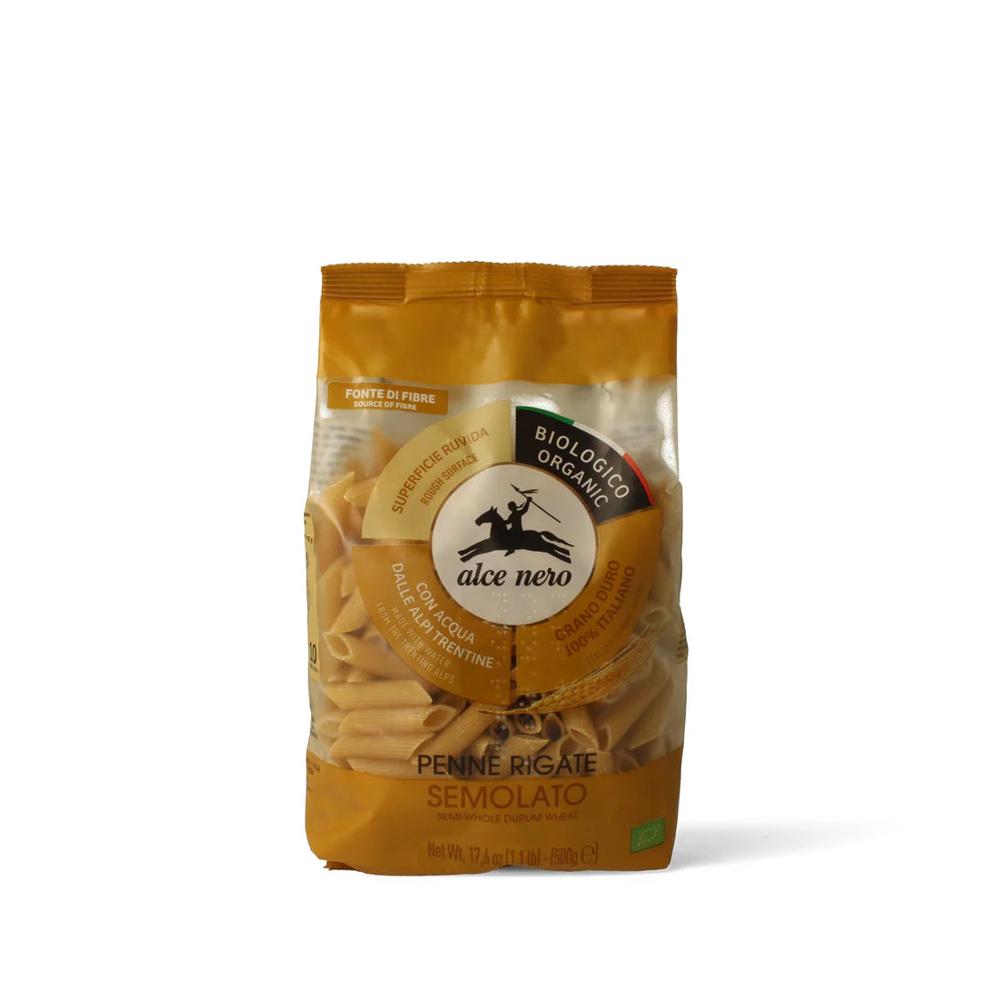 Penne Rigate semi-complète bio ALCE NERO 500 g