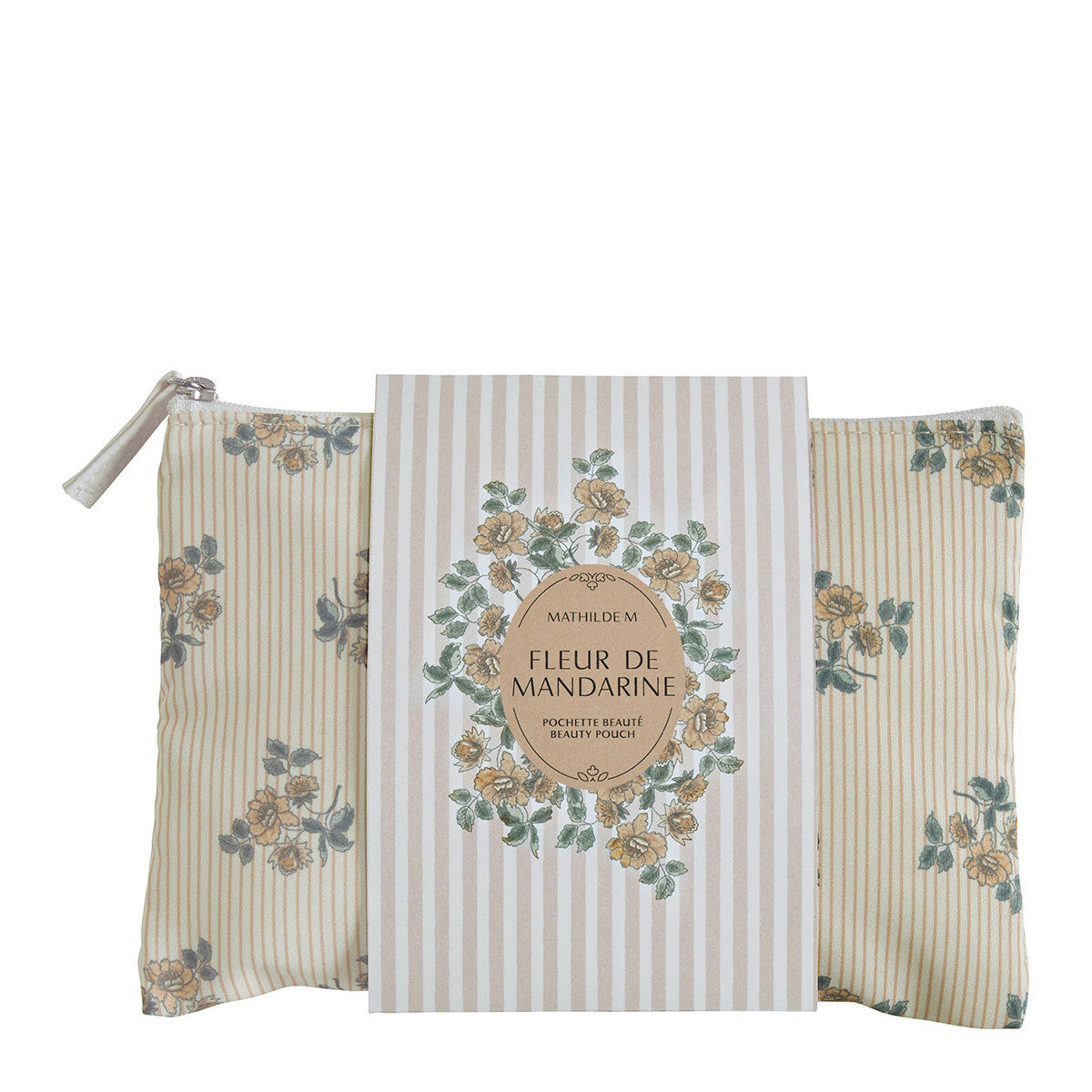 Pochette Beauté baume mains, savon et décor parfumé 'Fleur de Mandarine'