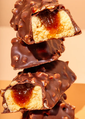 Promo date courte Barre protéinée au beurre de cacahuète non bio KORO 55 g