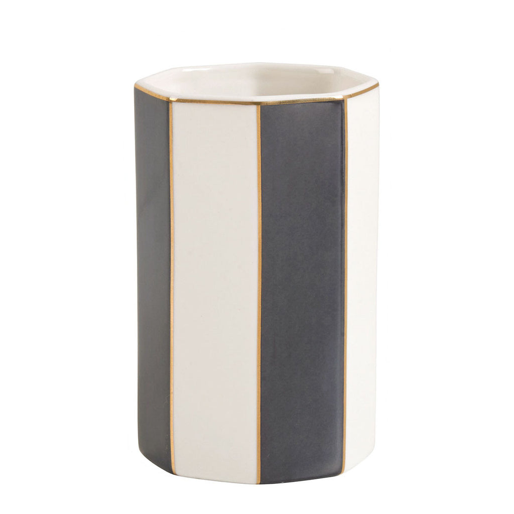 Verre de salle de bain Gris-Blanc